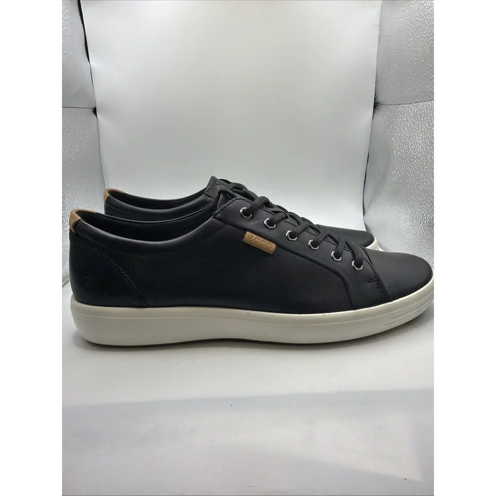 ECCO Soft 7 Men's Black  Athletic Shoes. 430004 01001 Size EU 46, US 12-12.5.